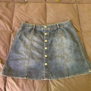 Mossimo Supply Co. Blue Denim Mini Skirt